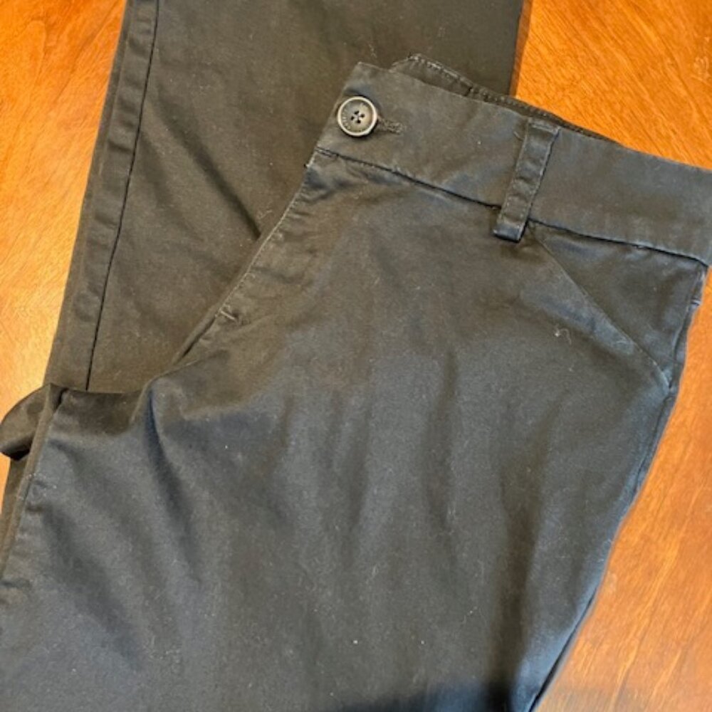 Lee Modern Series Trouser Ladies Straight Leg Dress‎ Slacks Size 10 Short Black